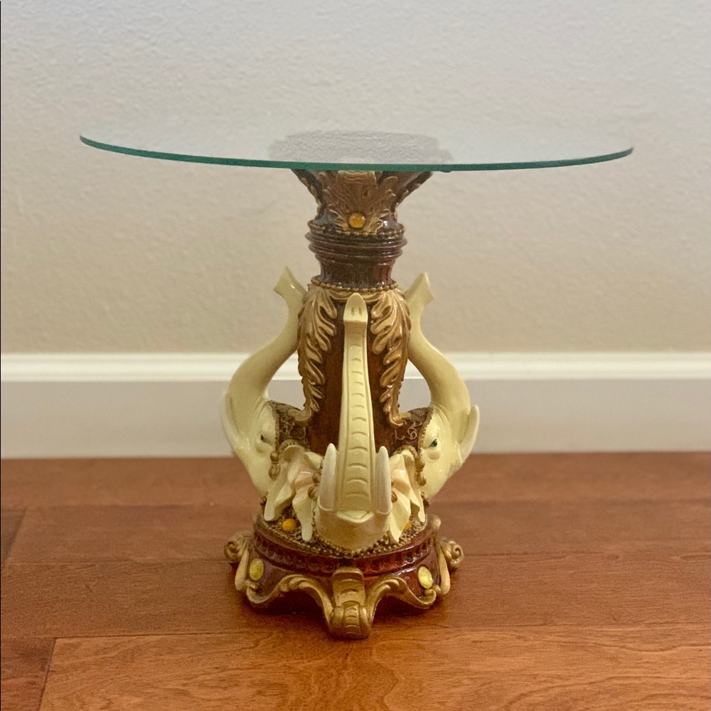 Home Decor #Glass table #Side table